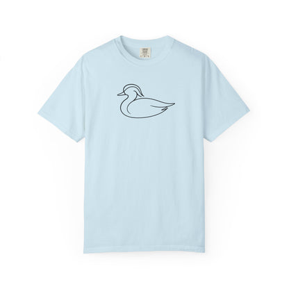 Wood Duck One Line T-Shirt - Heavyweight Comfort Colors
