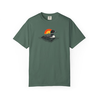 Loon at Sunset T-Shirt - Heavyweight Comfort Colors