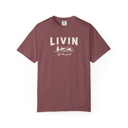 LIVIN off the Grid T-Shirt - Heavyweight Comfort Colors