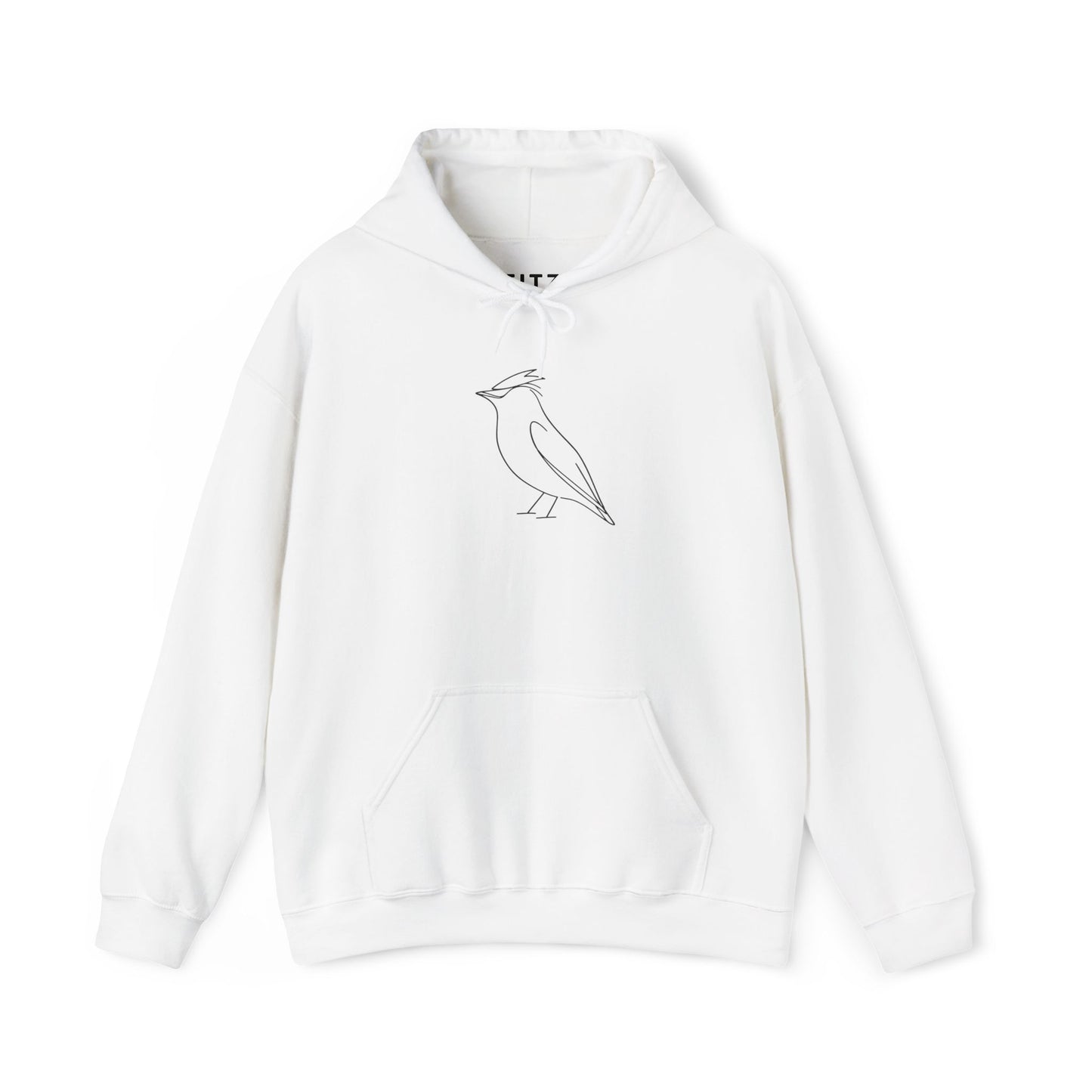 Cedar Waxwing Line Hoodie