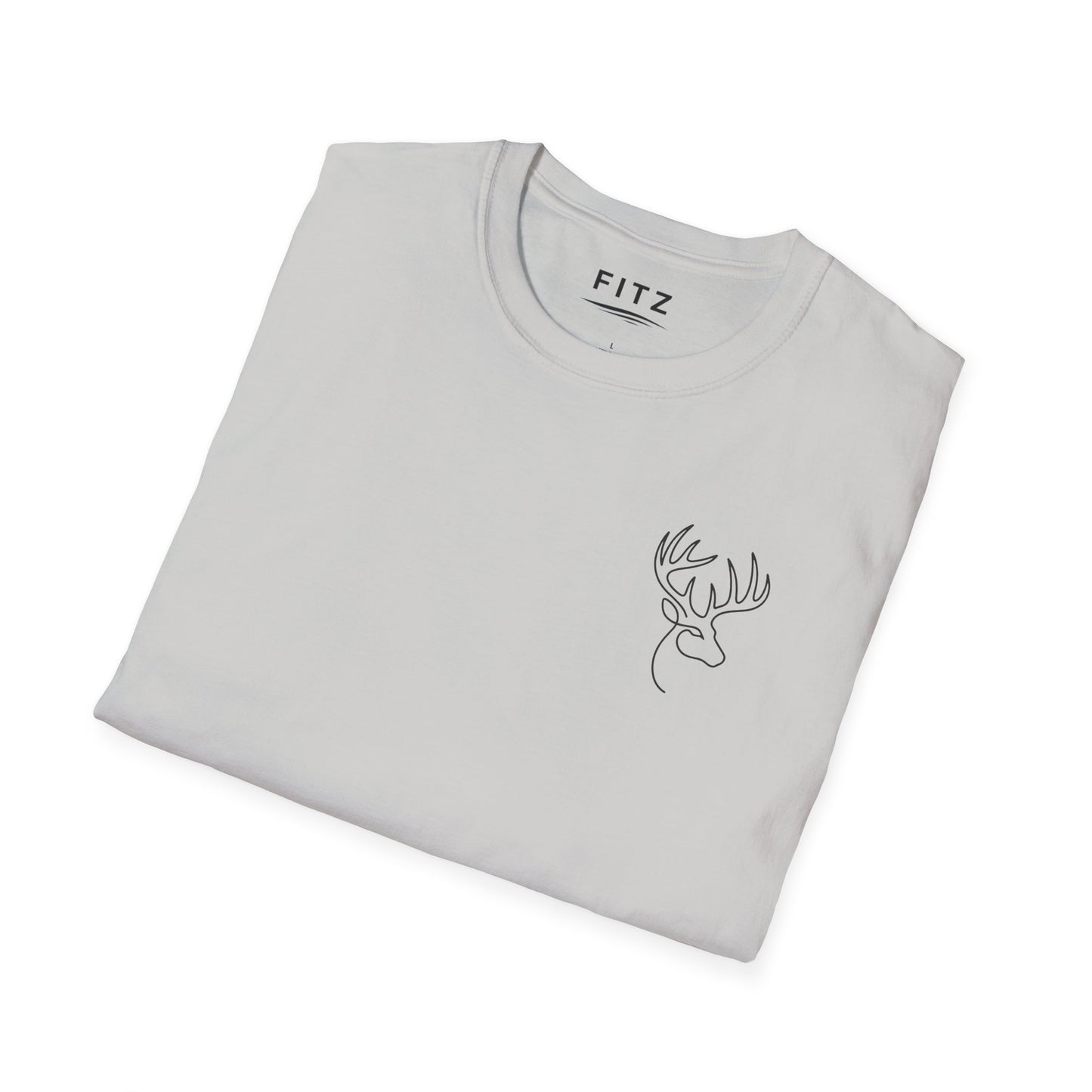 White-tailed One Line T-Shirt - Back Print