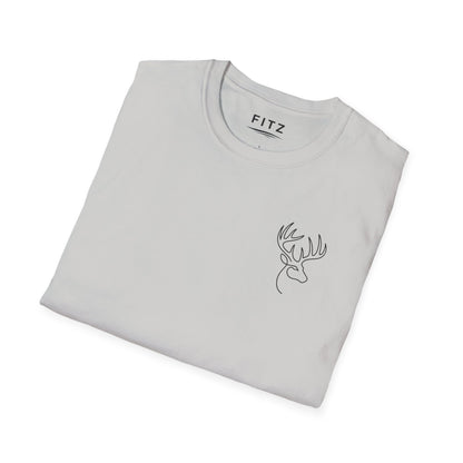 White-tailed One Line T-Shirt - Back Print