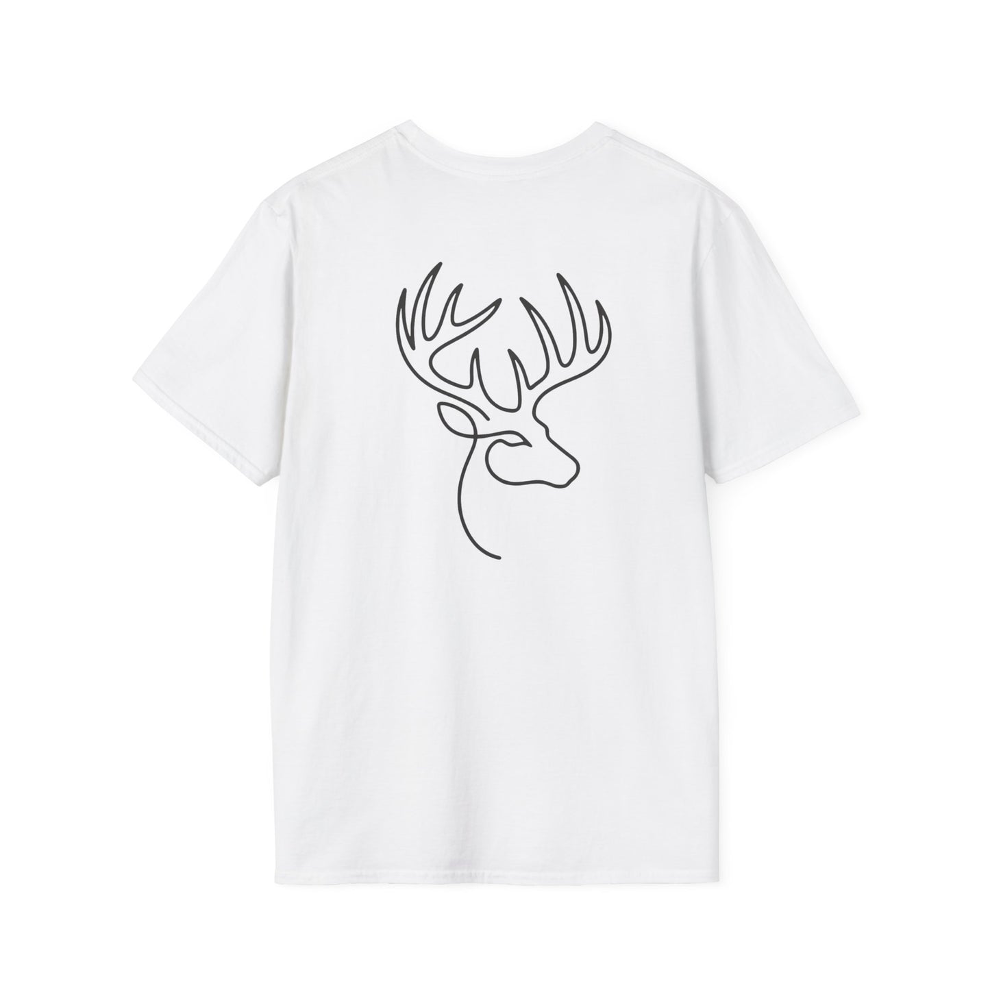 White-tailed One Line T-Shirt - Back Print