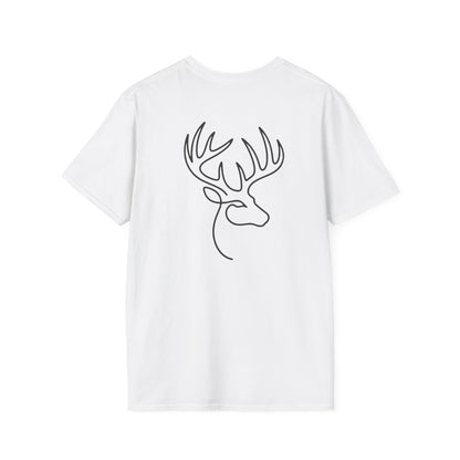 White-tailed One Line T-Shirt - Back Print