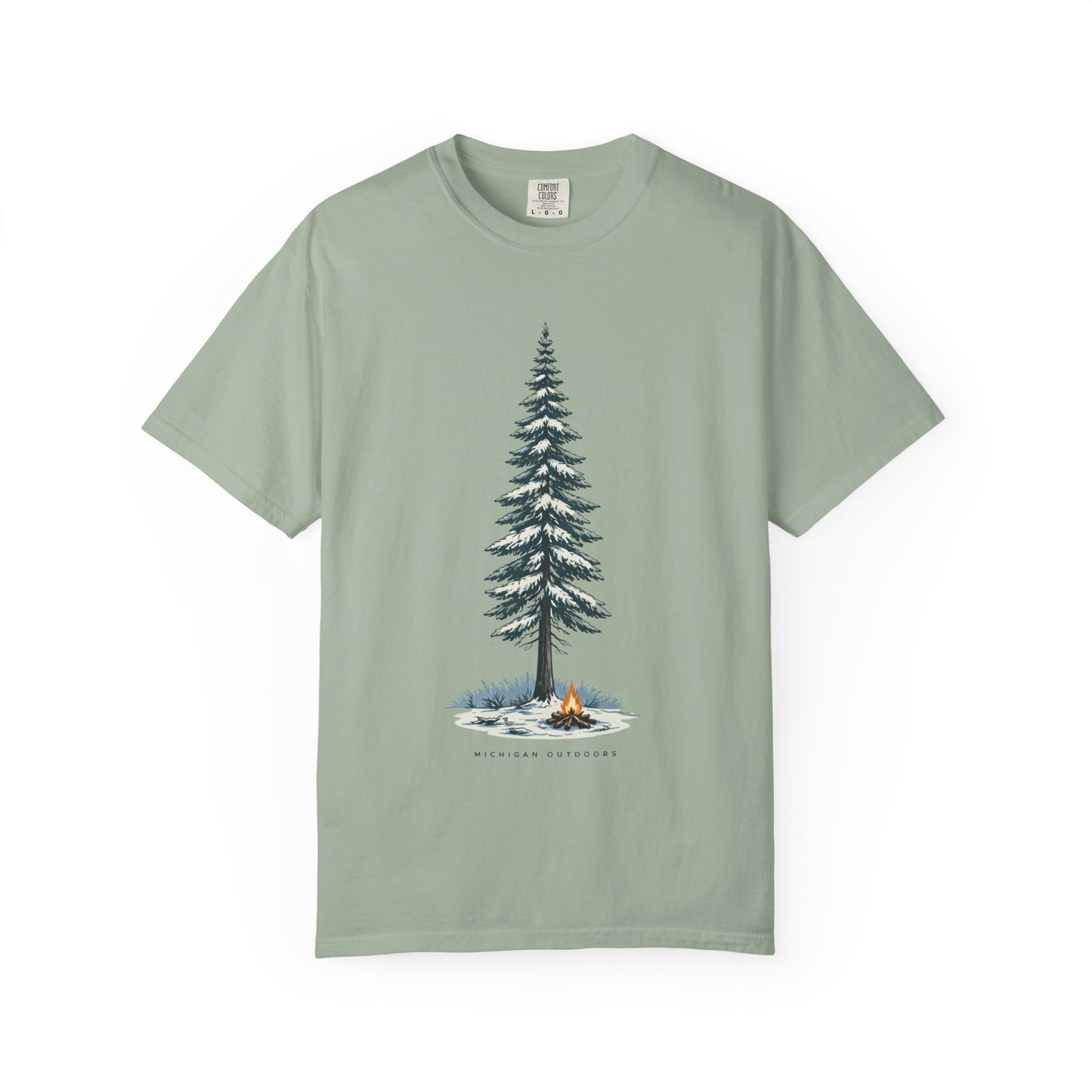 Michigan Outdoors T-Shirt - Heavyweight Comfort Colors