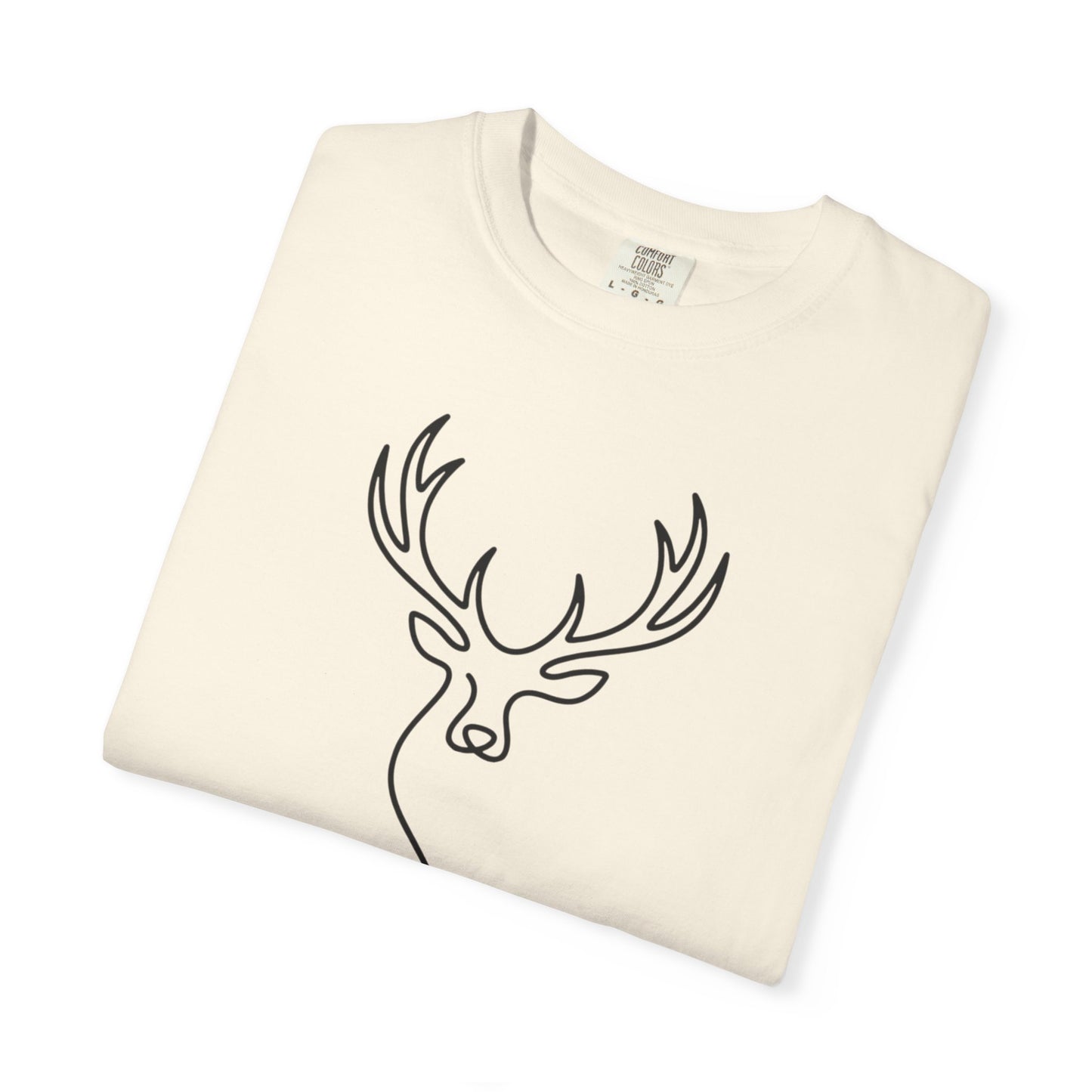 Elk One Line T-Shirt - Heavyweight Comfort Colors