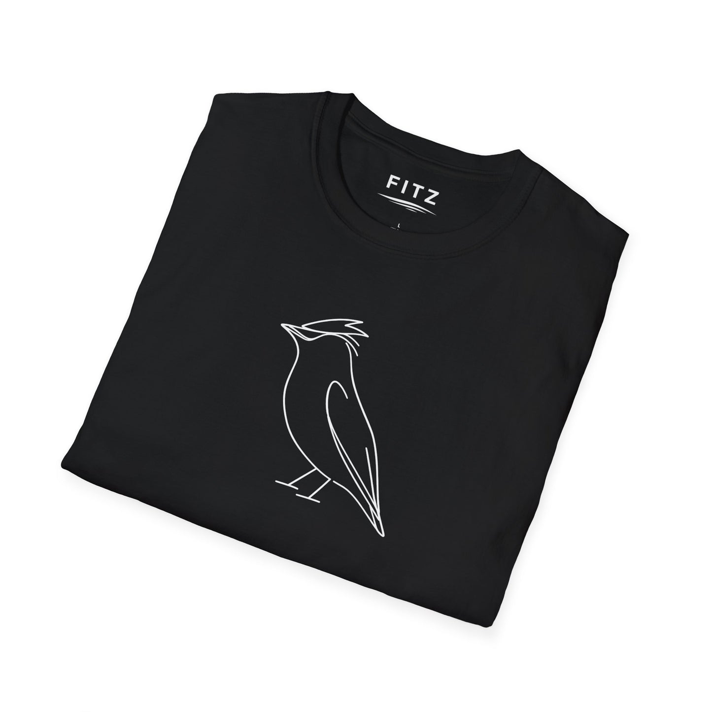 Cedar Waxwing Line T-Shirt