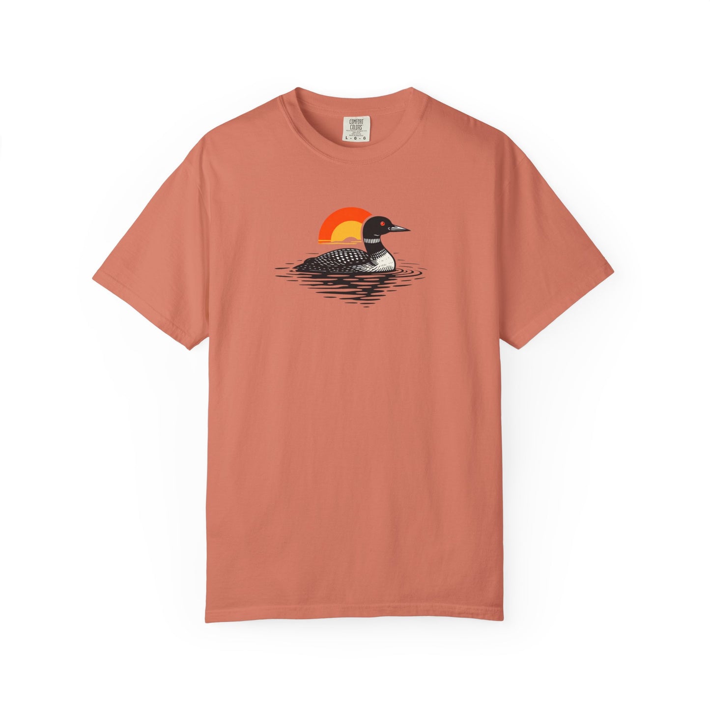 Loon at Sunset T-Shirt - Heavyweight Comfort Colors