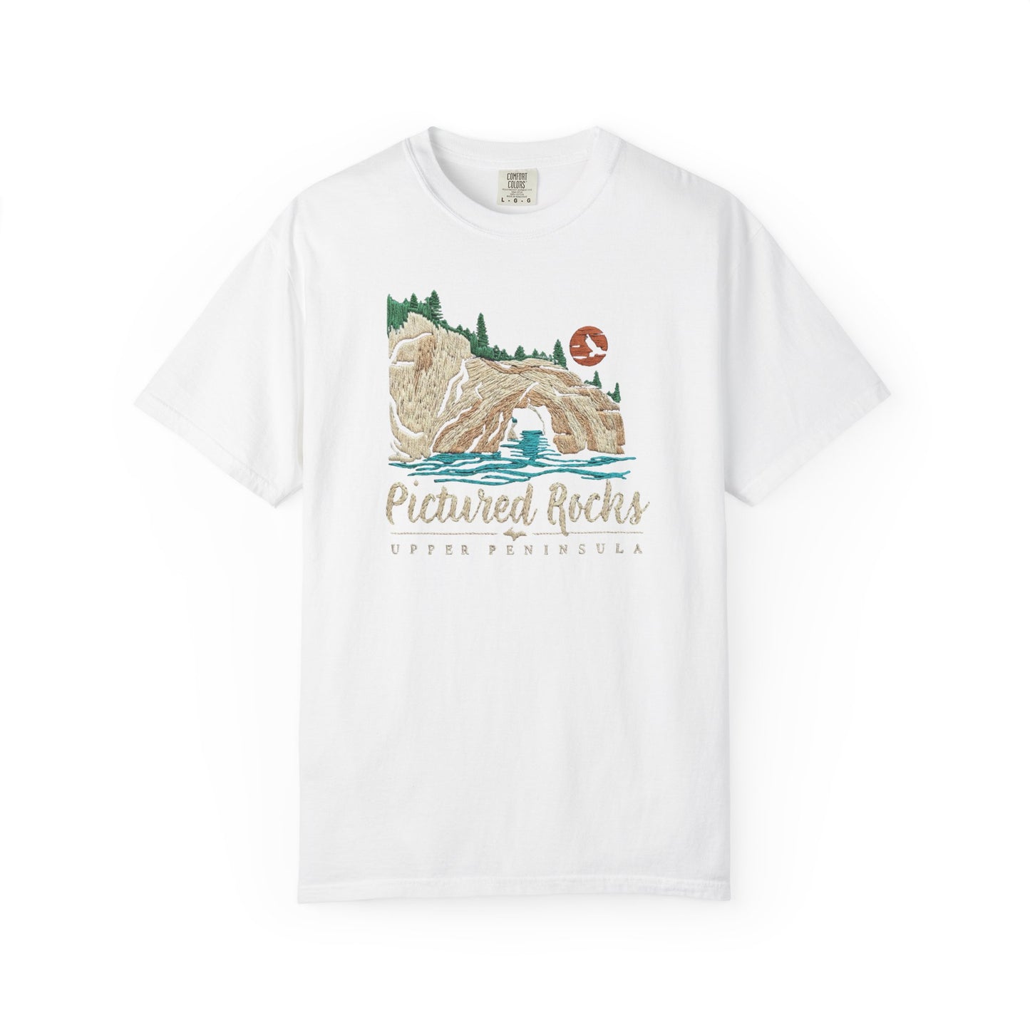 Pictured Rocks Lover's Leap T-Shirt - Heavyweight Comfort Colors