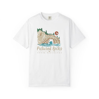 Pictured Rocks Lover's Leap T-Shirt - Heavyweight Comfort Colors