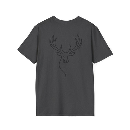 Elk One Line T-Shirt - Back Print