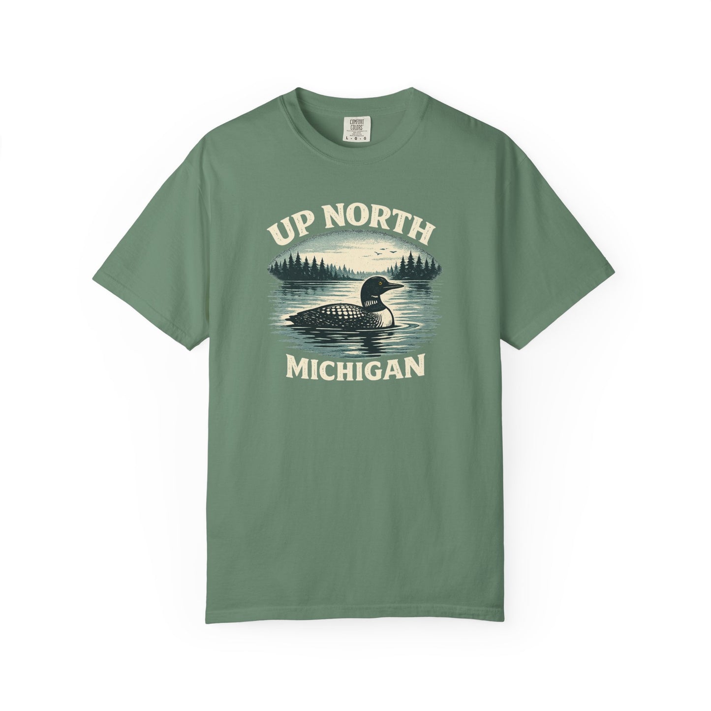 Loon Up North Michigan T-Shirt - Heavyweight Comfort Colors