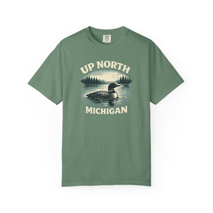 Loon Up North Michigan T-Shirt - Heavyweight Comfort Colors