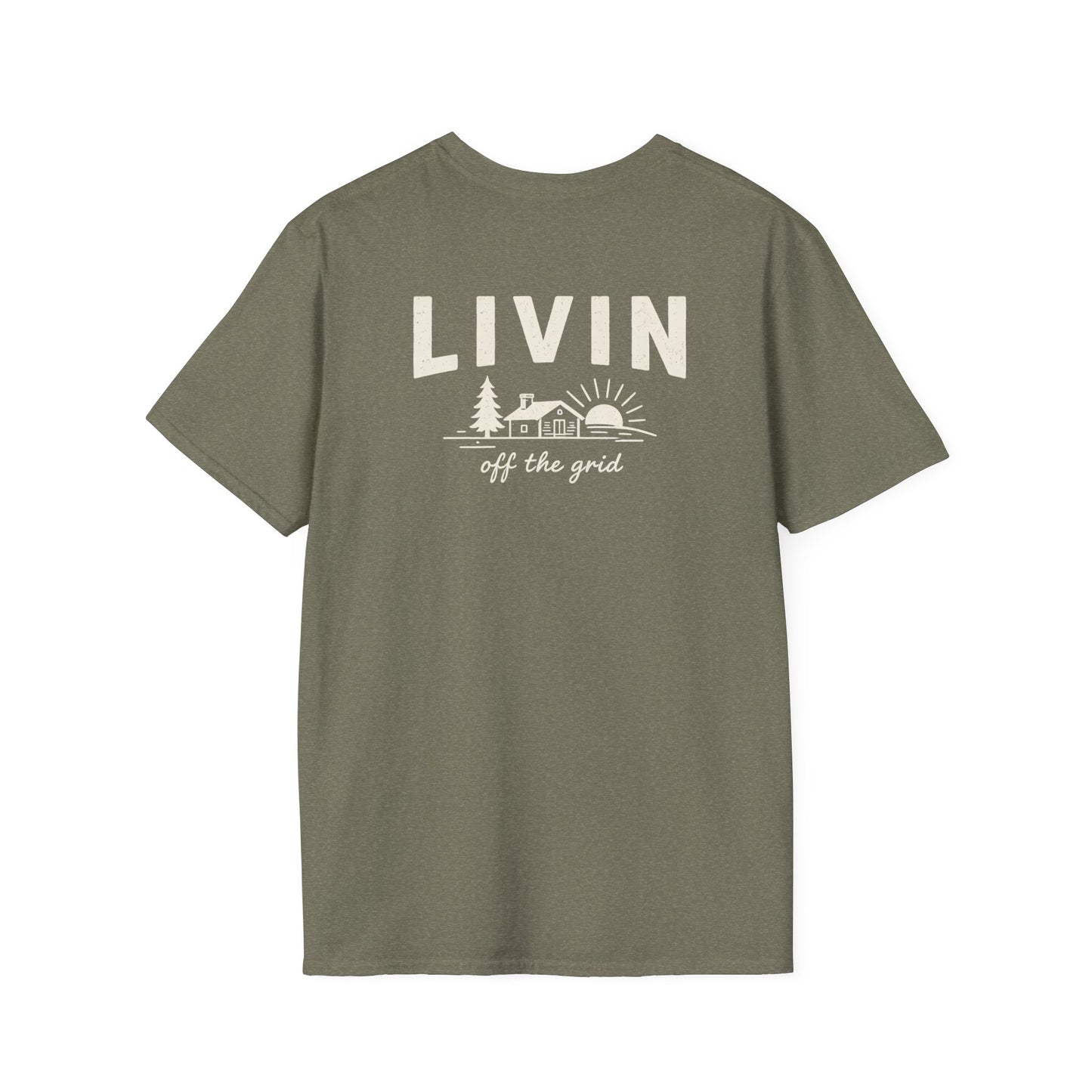 LIVIN off the Grid T-Shirt - Back Print