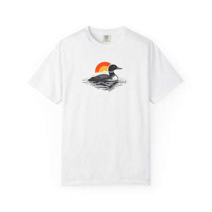 Loon at Sunset T-Shirt - Heavyweight Comfort Colors