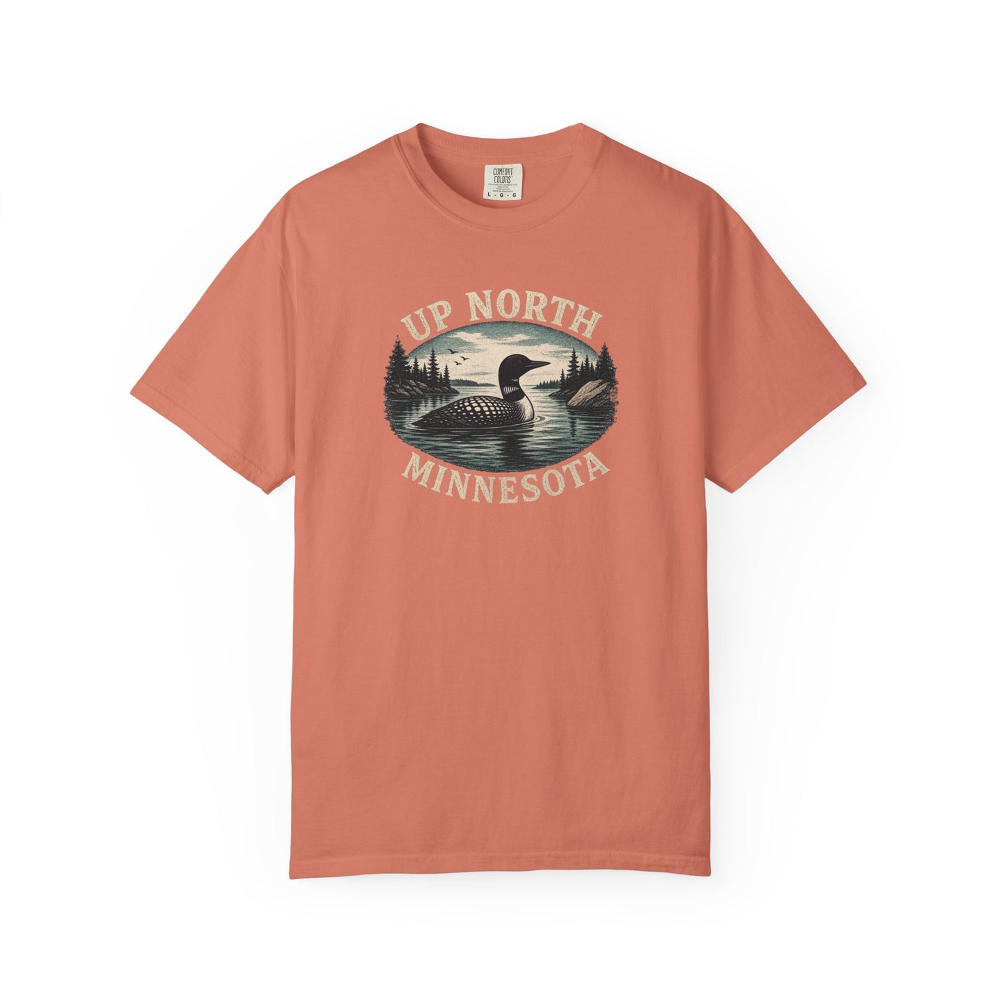 Loon Up North Minnesota T-Shirt - Heavyweight Comfort Colors