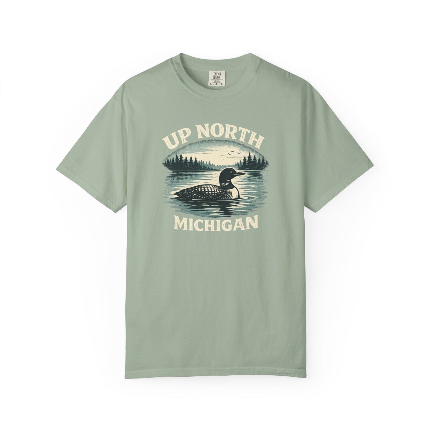 Loon Up North Michigan T-Shirt - Heavyweight Comfort Colors