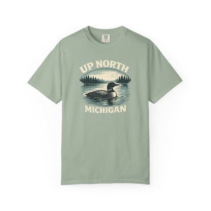 Loon Up North Michigan T-Shirt - Heavyweight Comfort Colors