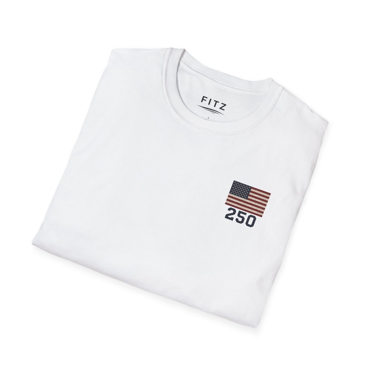 250 Flag T-Shirt - Back Print