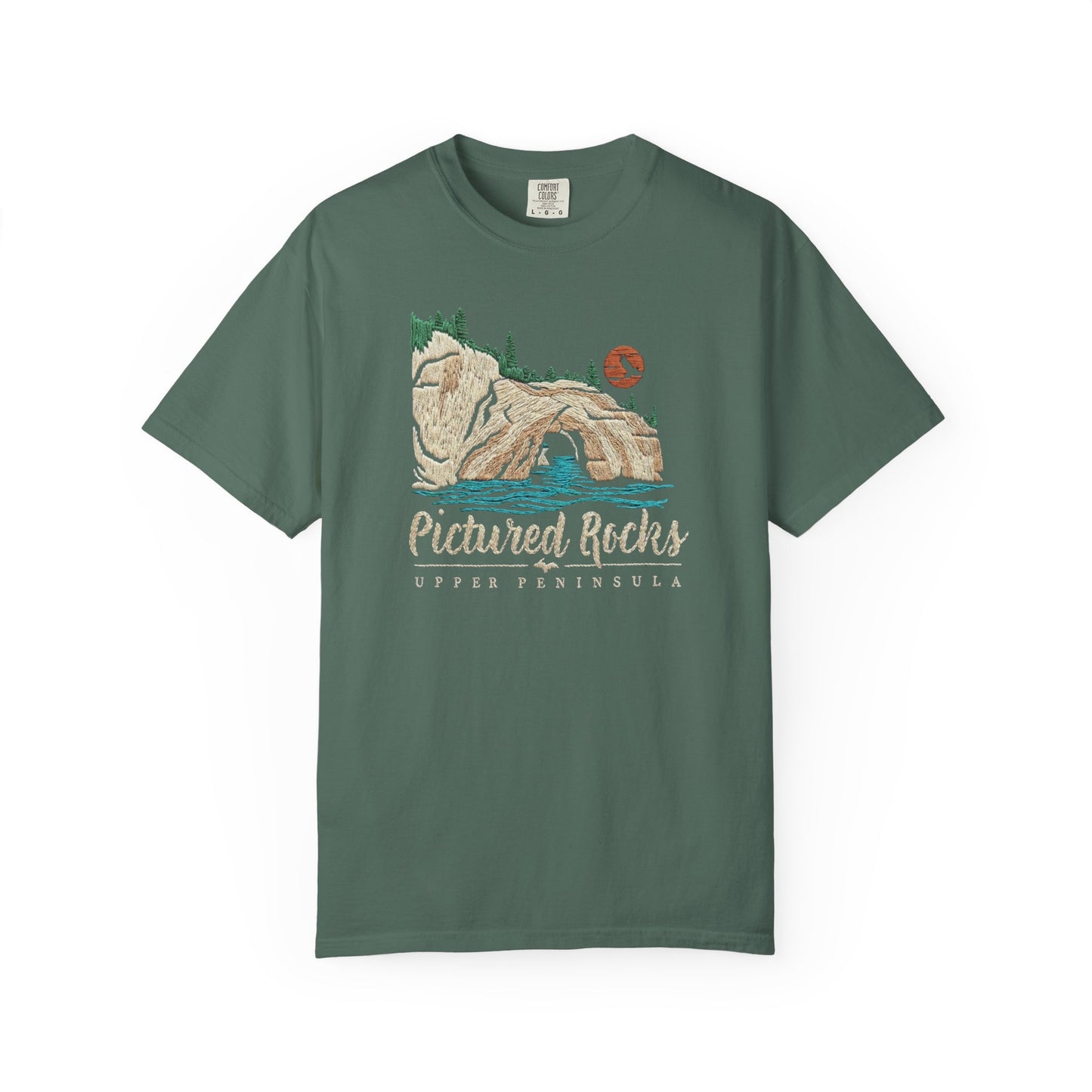 Pictured Rocks Lover's Leap T-Shirt - Heavyweight Comfort Colors