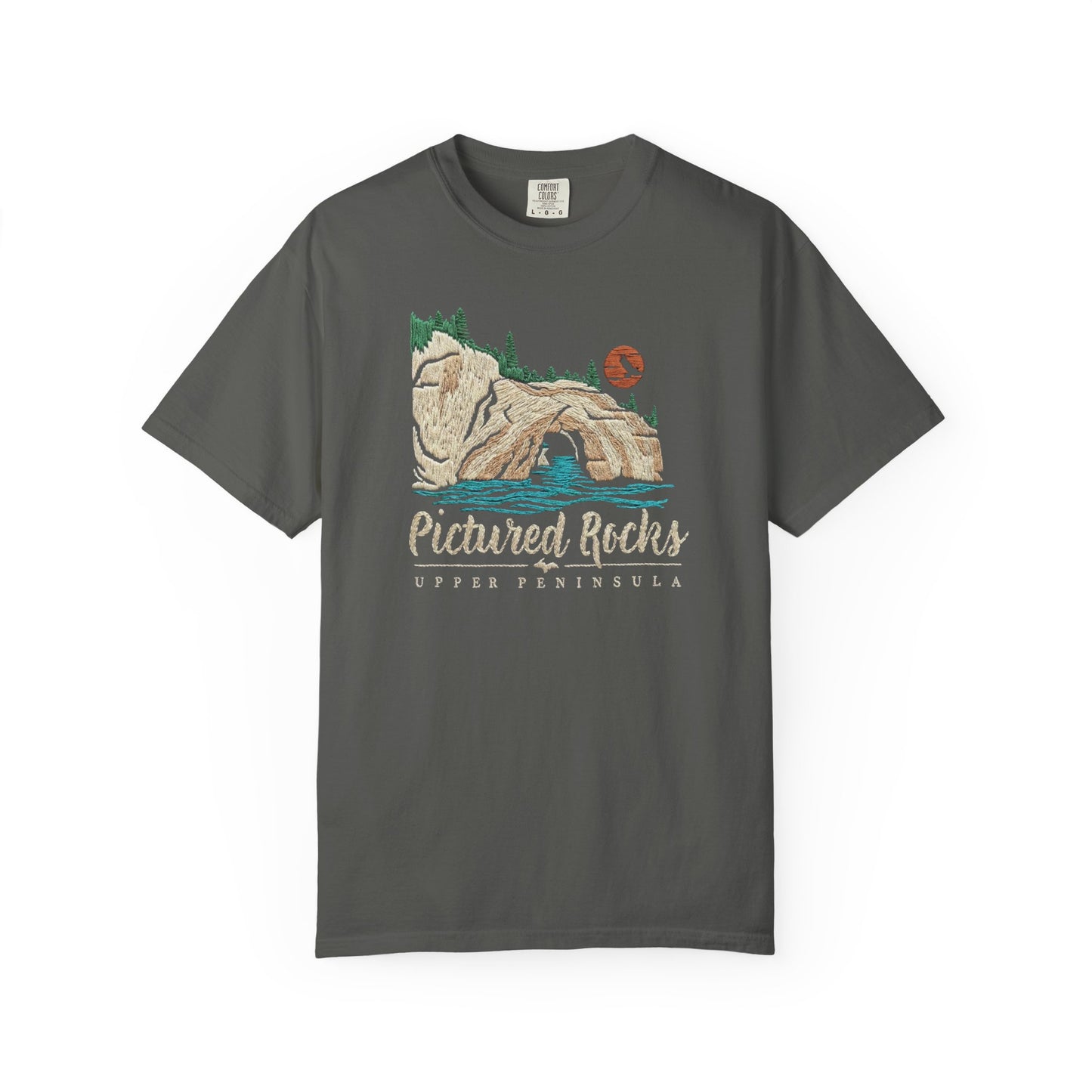 Pictured Rocks Lover's Leap T-Shirt - Heavyweight Comfort Colors