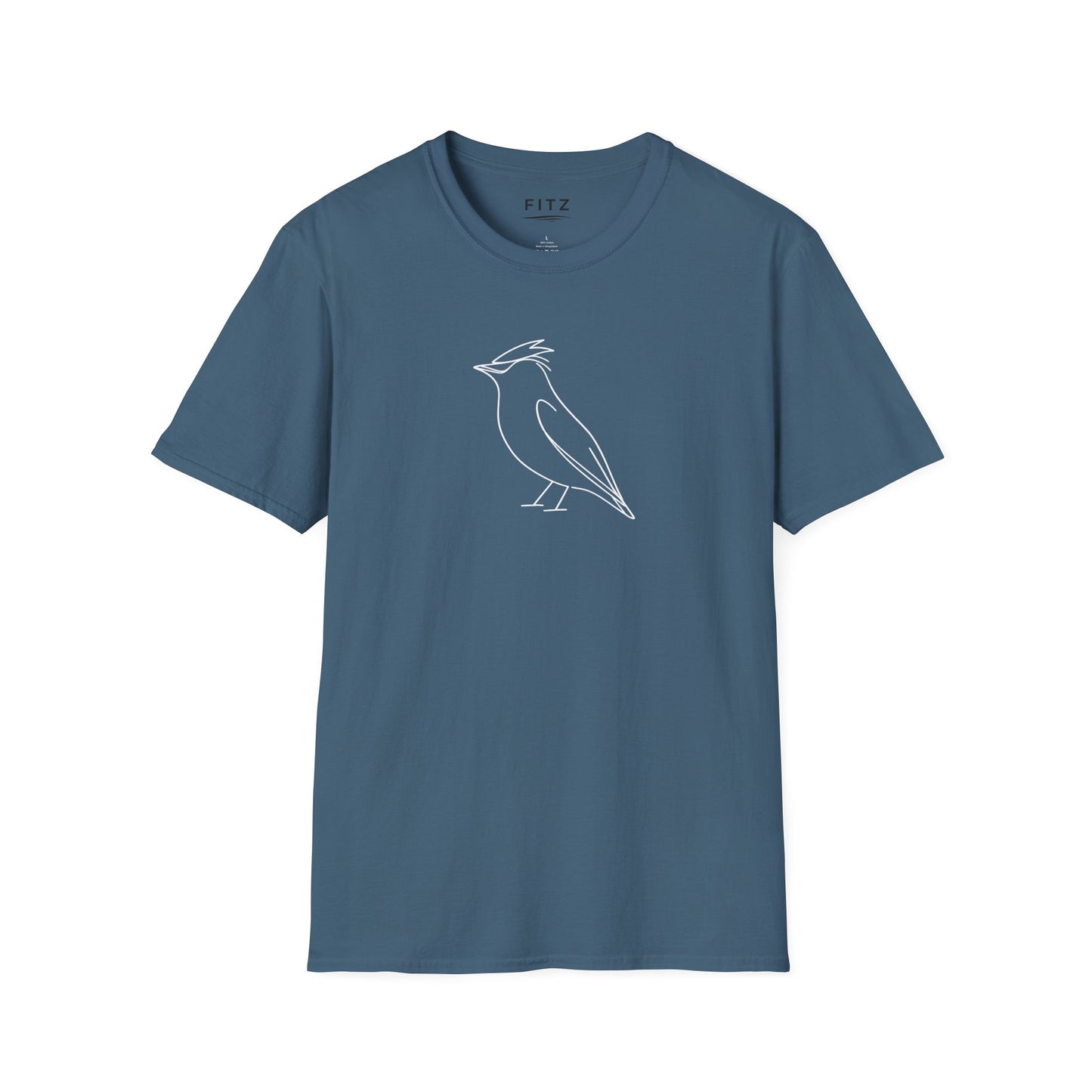Cedar Waxwing Line T-Shirt