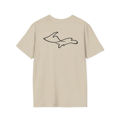 Upper Peninsula One Line T-Shirt - Back Print