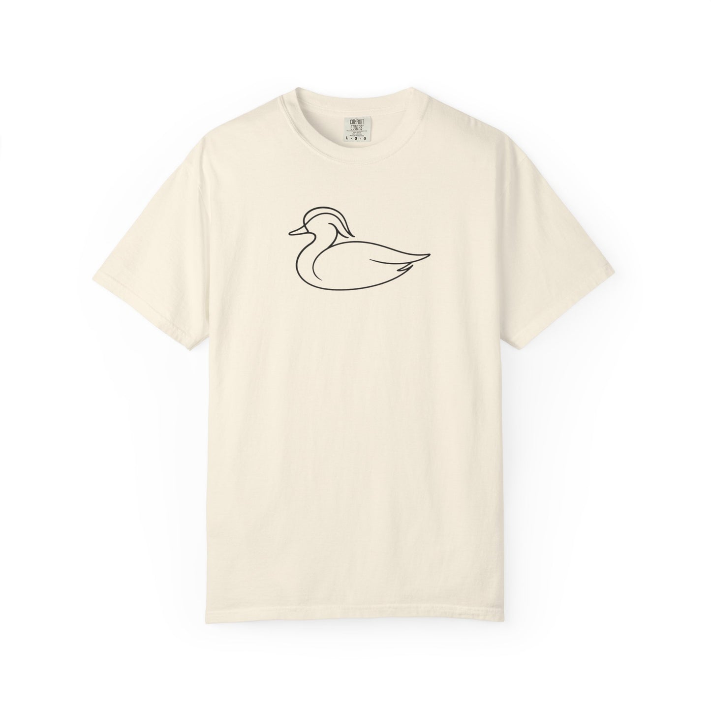 Wood Duck One Line T-Shirt - Heavyweight Comfort Colors