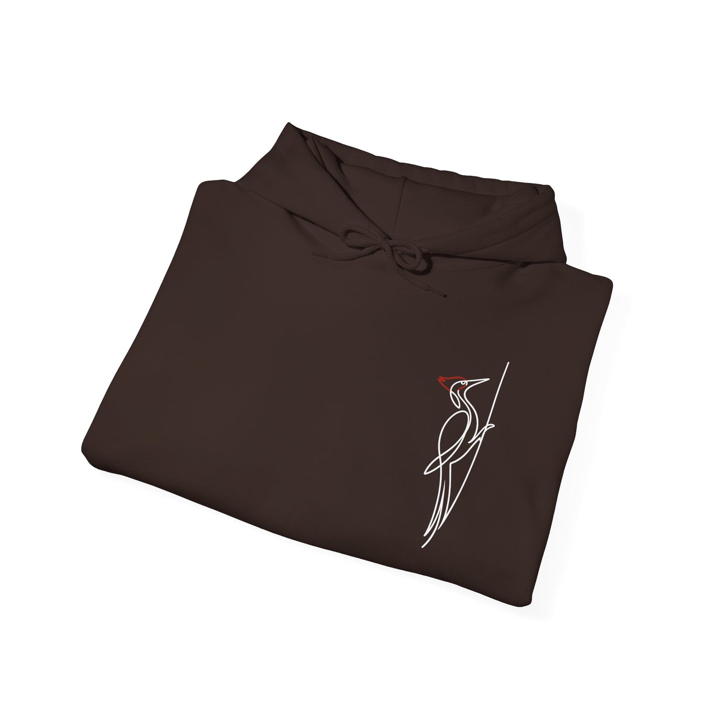Pileated Woodpecker One Line Hoodie