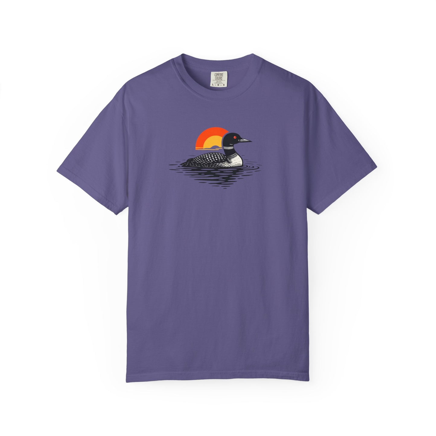 Loon at Sunset T-Shirt - Heavyweight Comfort Colors