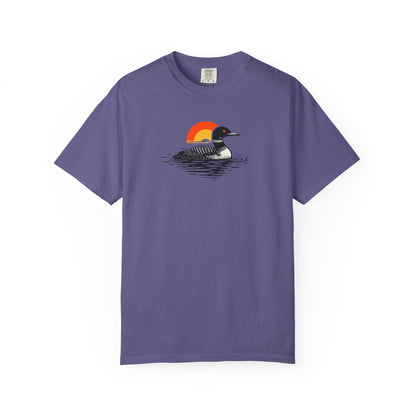 Loon at Sunset T-Shirt - Heavyweight Comfort Colors