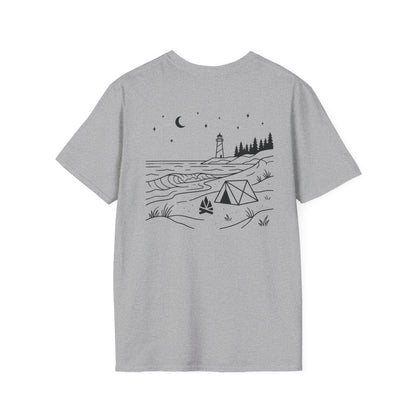 Beach Camping T-Shirt - Back Print