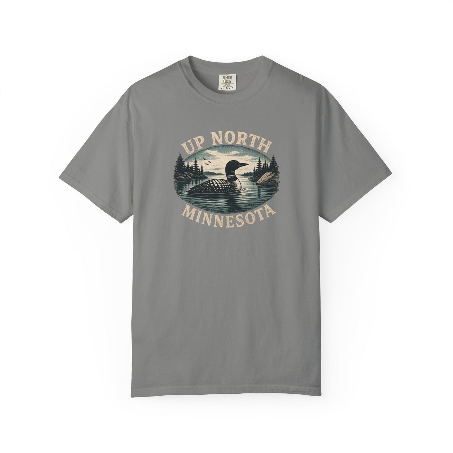 Loon Up North Minnesota T-Shirt - Heavyweight Comfort Colors