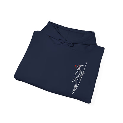 Pileated Woodpecker One Line Hoodie