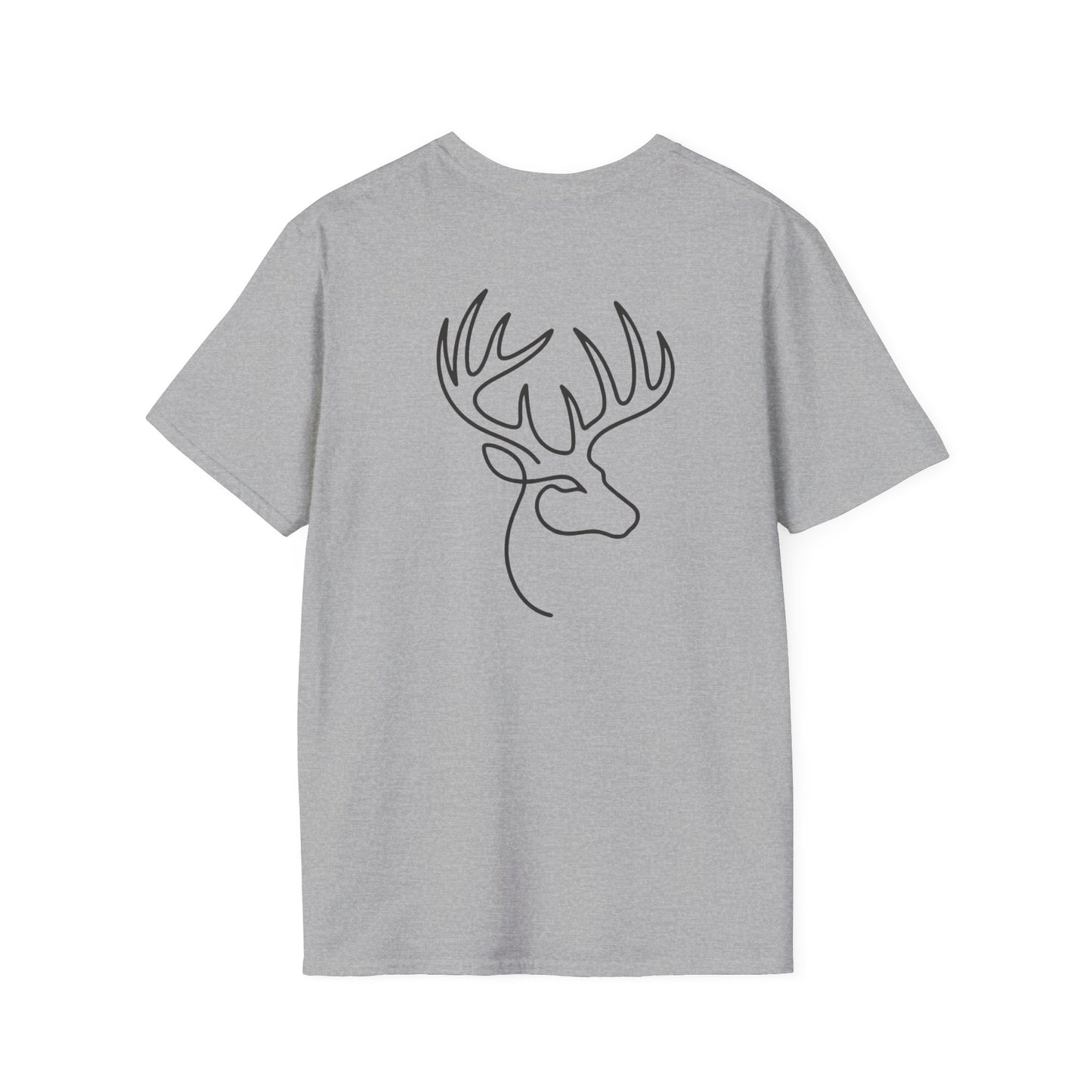 White-tailed One Line T-Shirt - Back Print