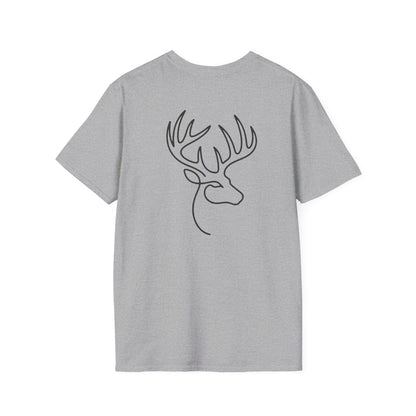 White-tailed One Line T-Shirt - Back Print