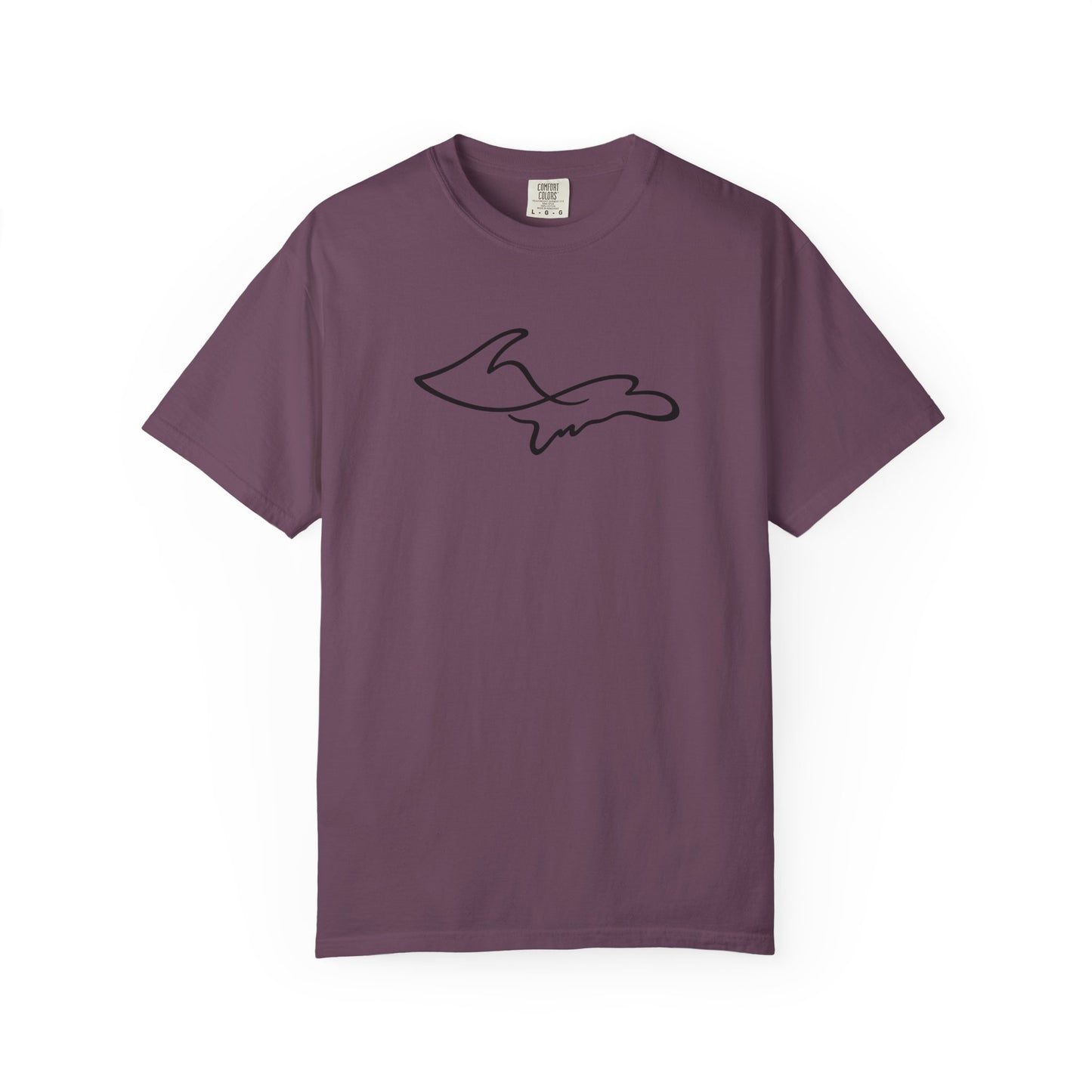 Upper Peninsula One Line T-Shirt - Heavyweight Comfort Colors