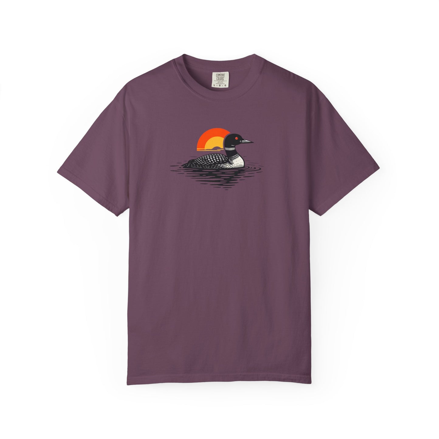 Loon at Sunset T-Shirt - Heavyweight Comfort Colors