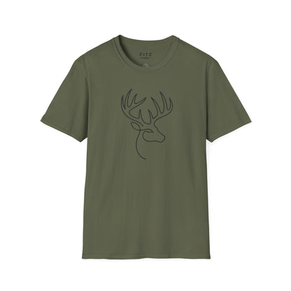 White-tailed One Line T-Shirt