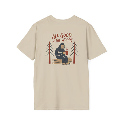 All Good in the Woods T-Shirt - Back Print