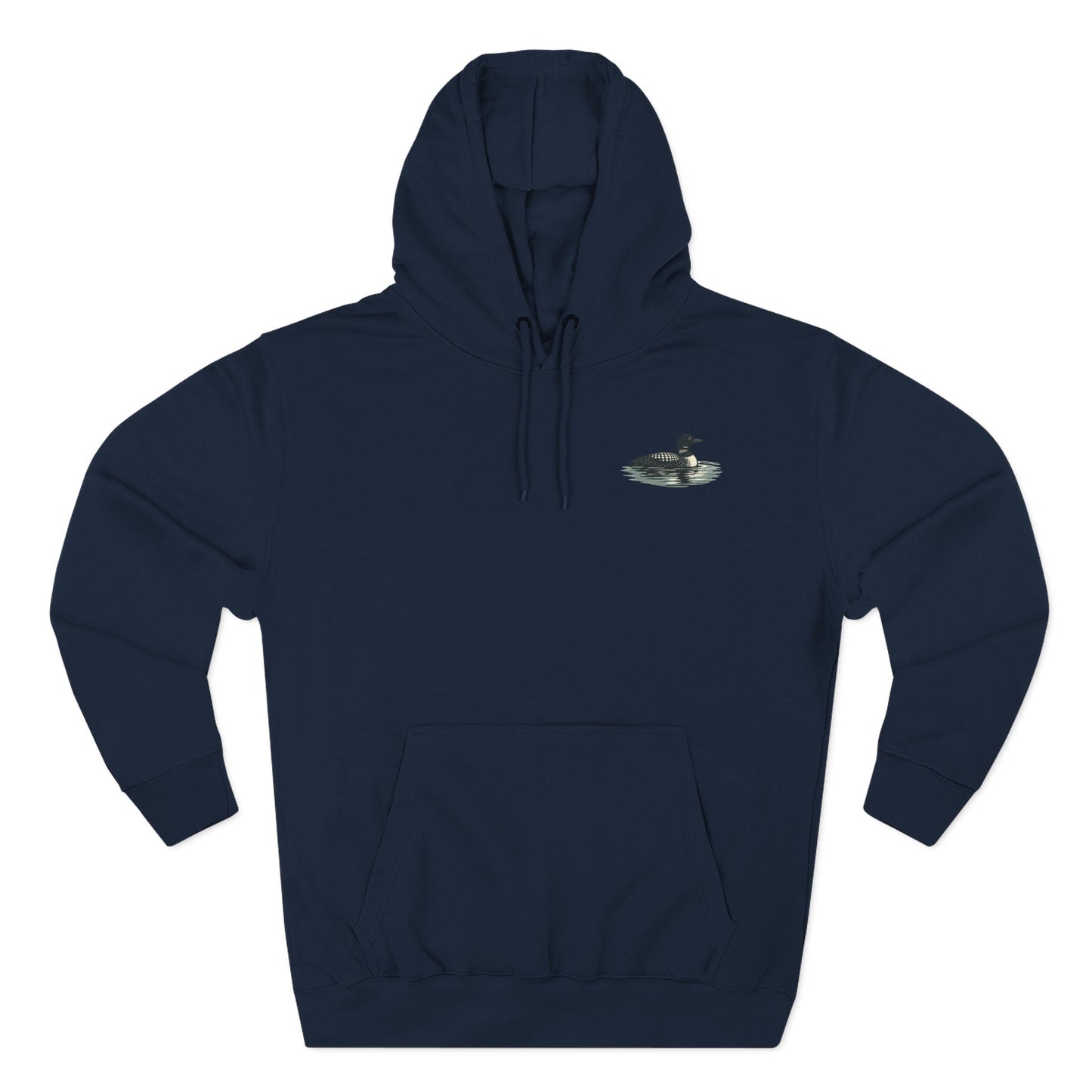 Loon Up North Michigan Hoodie - Back Print