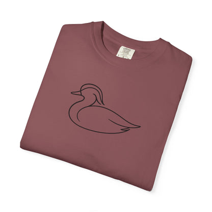 Wood Duck One Line T-Shirt - Heavyweight Comfort Colors