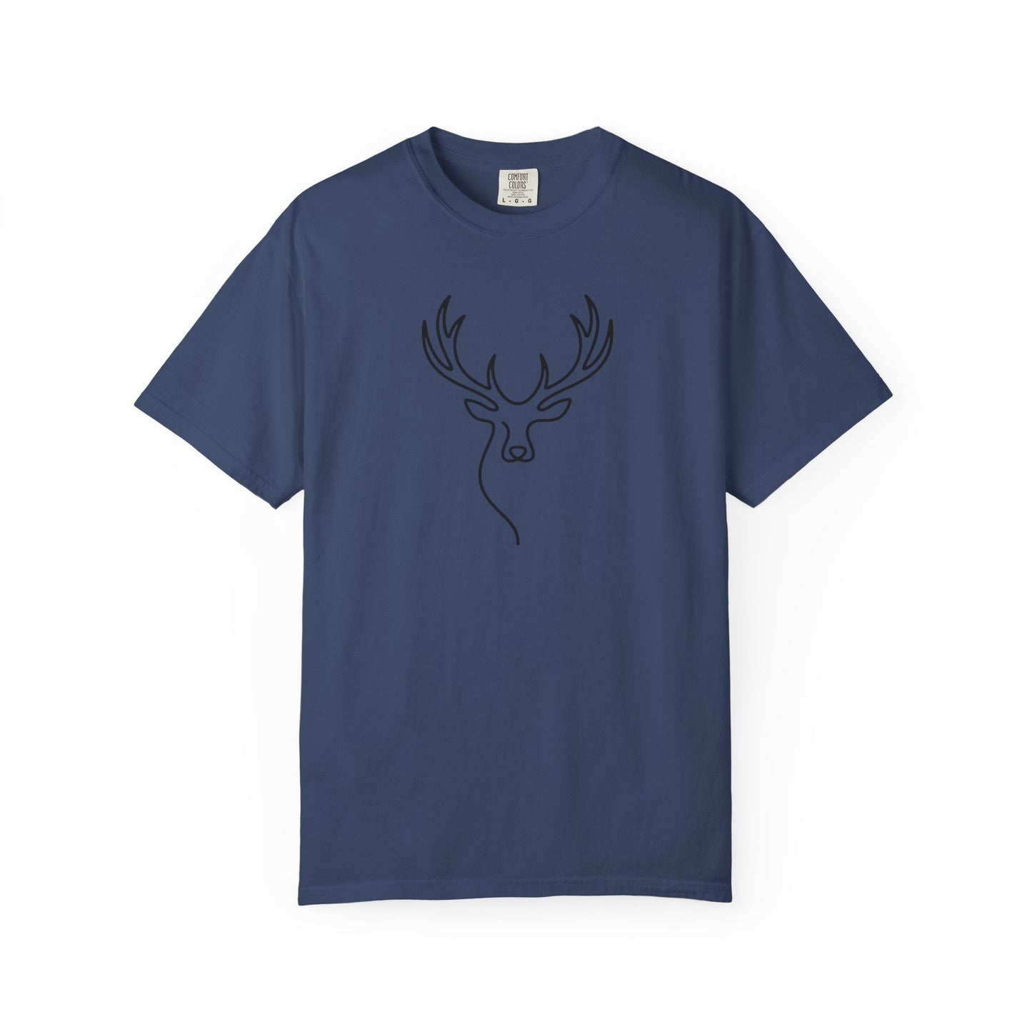 Elk One Line T-Shirt - Heavyweight Comfort Colors