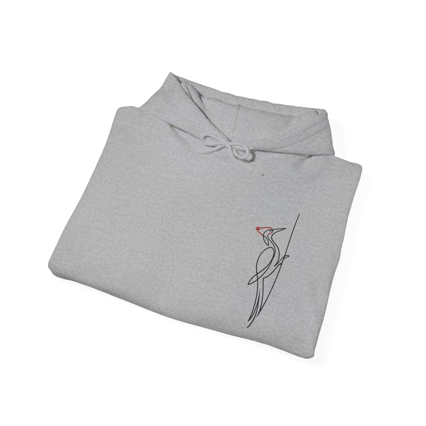 Pileated Woodpecker One Line Hoodie