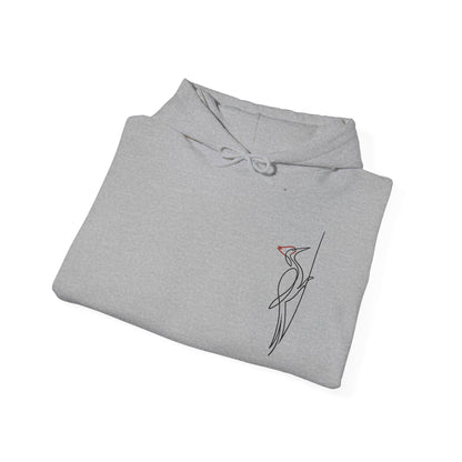 Pileated Woodpecker One Line Hoodie