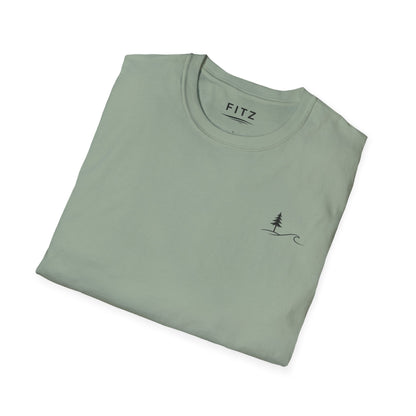 Upper Peninsula One Line T-Shirt - Back Print