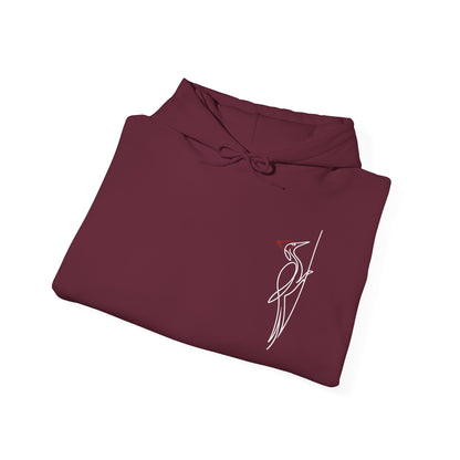 Pileated Woodpecker One Line Hoodie