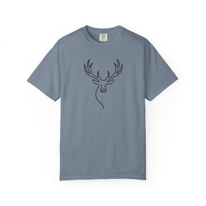 Elk One Line T-Shirt - Heavyweight Comfort Colors