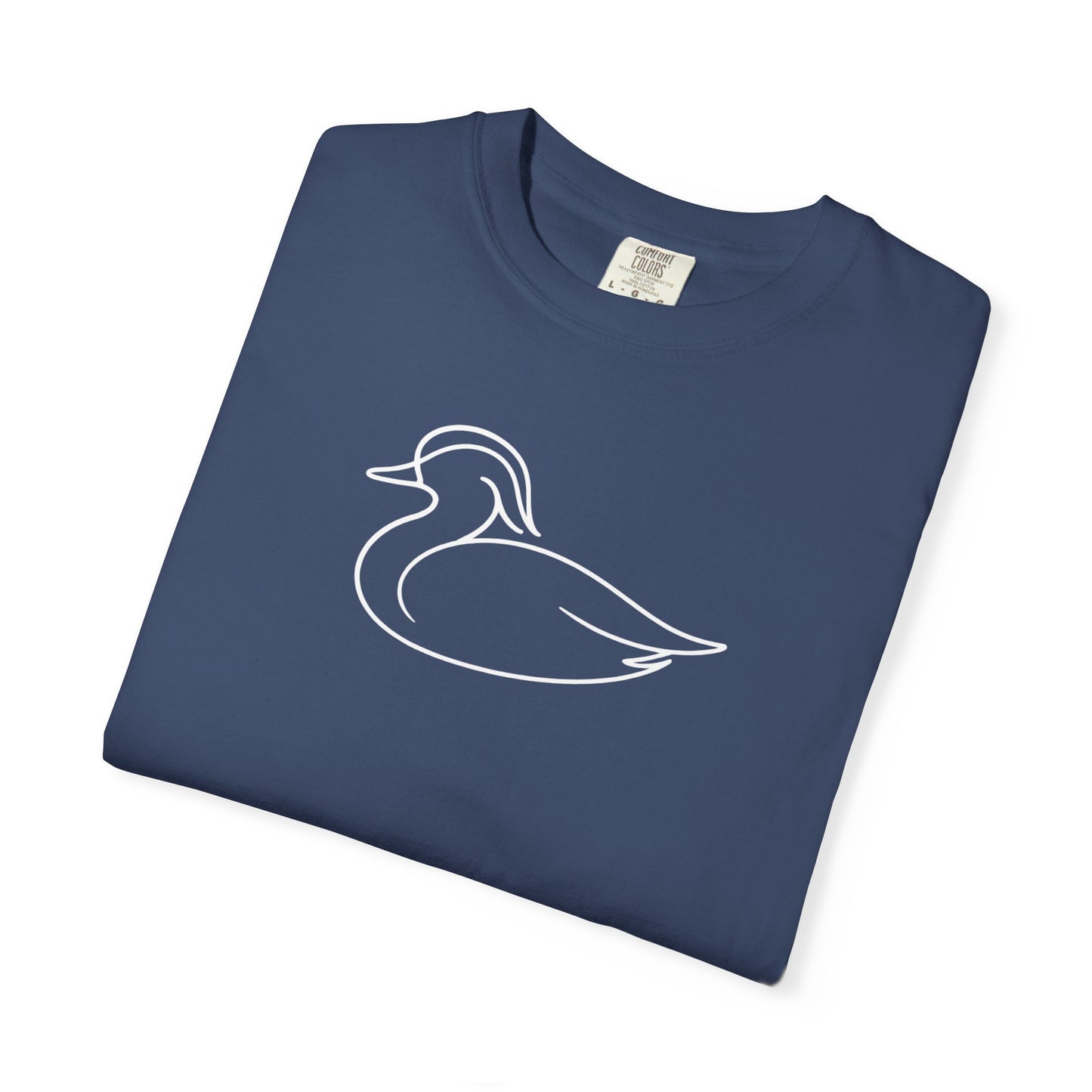 Wood Duck One Line T-Shirt - Heavyweight Comfort Colors