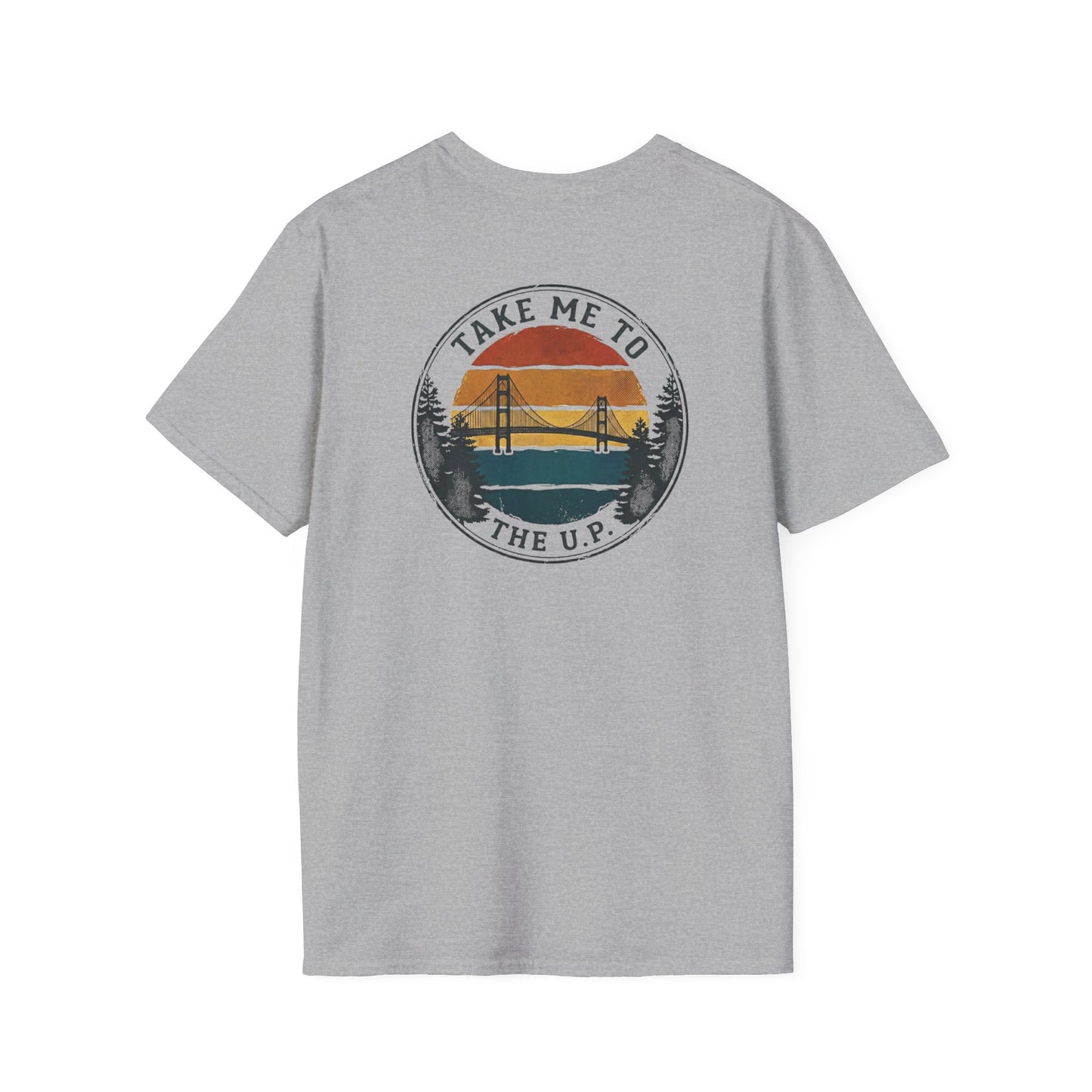 Take Me to the U.P. Sunset T-Shirt - Back Print